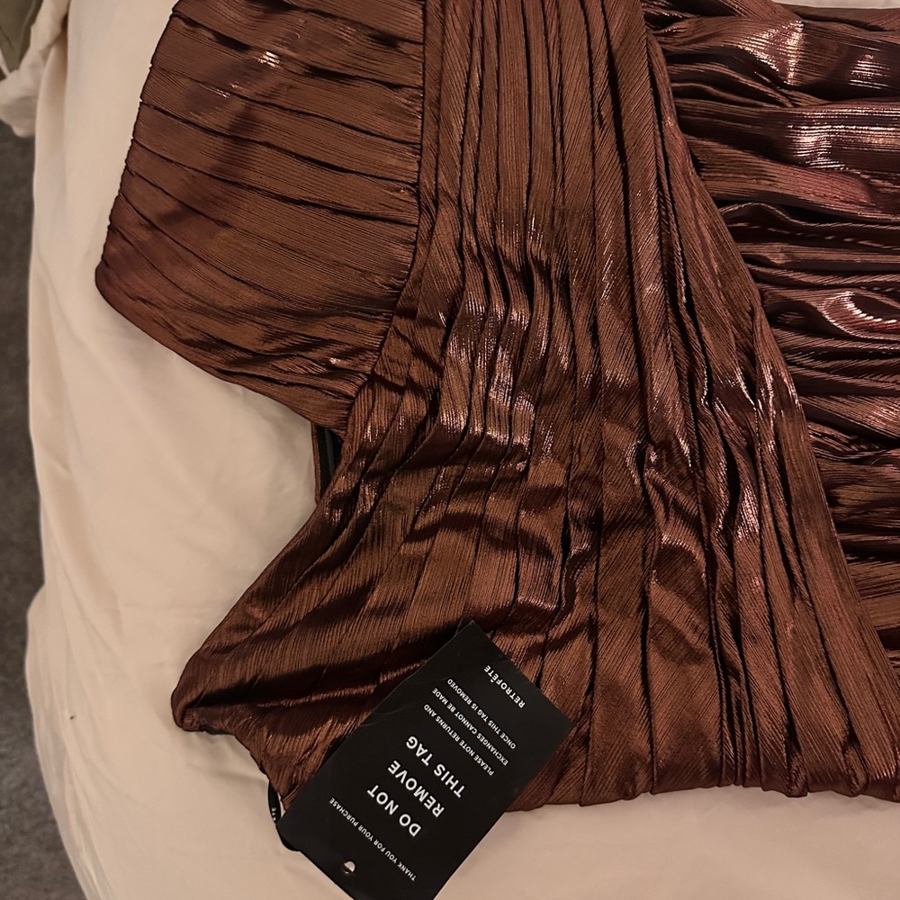 Retrofete Waldorf Dress in Coffee Bean - Picture 3 of 6